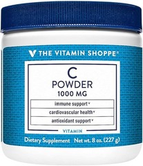 The Vitamin Shoppe C Powder 1000 mg 8 Oz 226 Servings Immune Cardiovascular