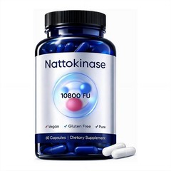 FU Nattokinase Supplement – 10800 1-3X 60 Capsules Per Serving HOT 2026