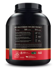 Optimum Nutrition Gold Standard 100% Whey Protein, Vanilla Ice Cream, 3.96 lb