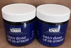Swanson WIO Daily Dose Of De-stress 30capsule Exp08/24-(lot Of 2)