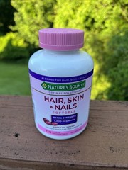 Nature’s Bounty Hair, Skin & Nails 250 Soft gels Extra Strength 5000 mcg Biotin