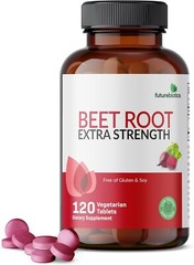 Futurebiotics Beet Root Extra Strength 120 Vegetarian Tablets Non GMO