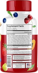 Terra Kai Fruits & Vegs,Reds Superfood Capsules- (90 Count)pack of 2 Total 180