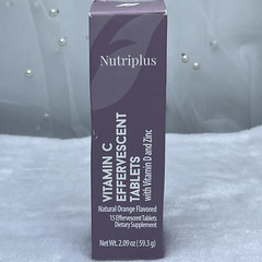 Farmasi Nutriplus Vitamin C D Zinc Effervescent Tablets 15 Ct EXP 10/2026