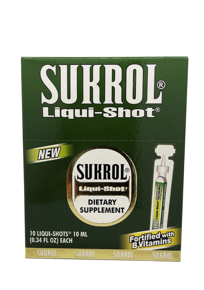 Sukrol Liquid Shot Dietary Supplement 10 Units – Suplemento Multivitaminico by S