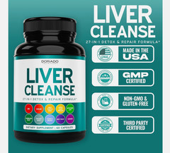 Liver Cleanse Detox & Repair 27 in 1 Formula – Milk Thistle, Dandelion Root, Tur