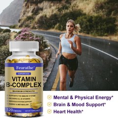 Vitamin B Complex Capsules – Immune System Boost, Nervous System Support
