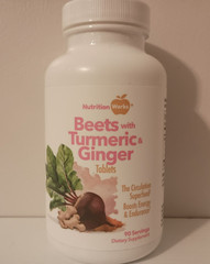Nutritionworks® Beets with Turmeric & Ginger 90 Tablets Circulation Superfood