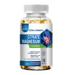 Magnesium Citrate Capsules 1000mg Per Serving – Highest Potency 240 Capsules