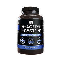 Pure Original Ingredients N-Acetyl L-Cysteine 365 Capsules No Magnesium Or Rice
