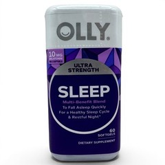 OLLY Ultra Strength SLEEP Multi-Benefit Blend 10mg 60 Softgels EXP 7/2027