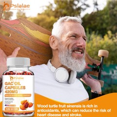 Gac oil 420mg – Beta Carotene, Lycopene, Alpha Tocopherol, DHA – Vision Health
