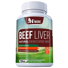 Desiccated Beef Liver Capsules, Certified 100% Grass Fed Undefatted