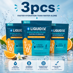 Liquid I.V. Hydration Multiplier,Orange Vanilla Dream,Fast Electrolyte Drink