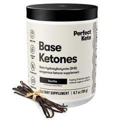 Perfect Keto BHB Exogenous Ketones Powder 6.7oz – Vanilla, Keto & Electrolytes