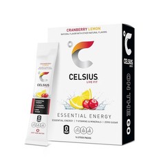 Essential Energy: Sugar-Free Cranberry Lemon Drink Mix, 14 Convenient Sticks