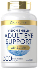 Adult Eye Support | 300 Capsules | Non-GMO & Gluten Free Supplement | by Carlyle