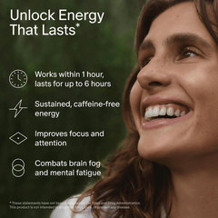 AM-02 Energy + Focus – Daily Nootropic Supplement for Women & Men – Fast-Acti…