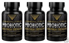 3 Absonutrix Probiotic Max 50 Billion Multi Strains 100 veg caps stomach health