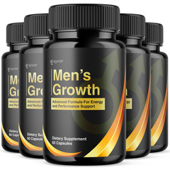 (5 Pack) Men’s Growth Advanced Male Support Supplement Men’sGrowth 300 Capsules