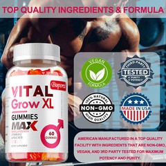 Vital Grow XL Male Gummies – Supports Health, Enhances Muscle Endurance