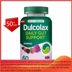 Dulcolax Daily Gut Support Gummies – Berry – 60ct