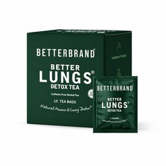Betterbrand Lungs Detox Tea 30ct | Natural Lung Cleanse & Mucus Relief