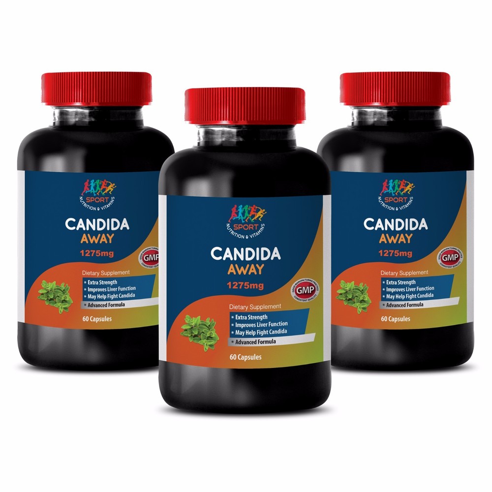 Body Cleanser Capsules – Candida Away Solution 1275mg – Black Walnut Hull 3 Bot