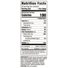 Kirkland Signature Protein Bars Chocolate Chip Cookie Dough, 60-count