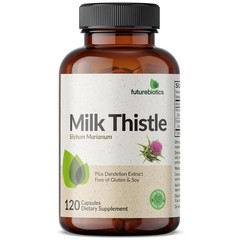 Futurebiotics Milk Thistle & Dandelion Extract 120 Capsules Liver Support