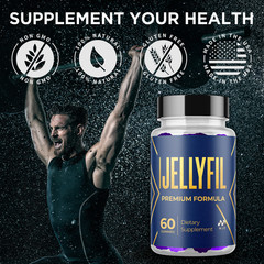(5 Pack) Jellyfil Male Gummys Advanced Male Health Vitamin Support 300 Gummies
