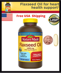 Nature Made Flaxseed Oil 1400 mg., 300 Softgels