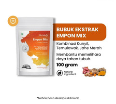 Herbilogy Empon Mix (Turmeric, Javanese Curcuma, and Red Ginger Extract Powder)
