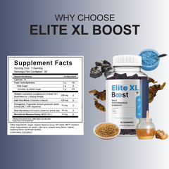 (2 Pack) Elite XL Boost Gummies, EliteXL Boost Male Performance (60 Gummies)
