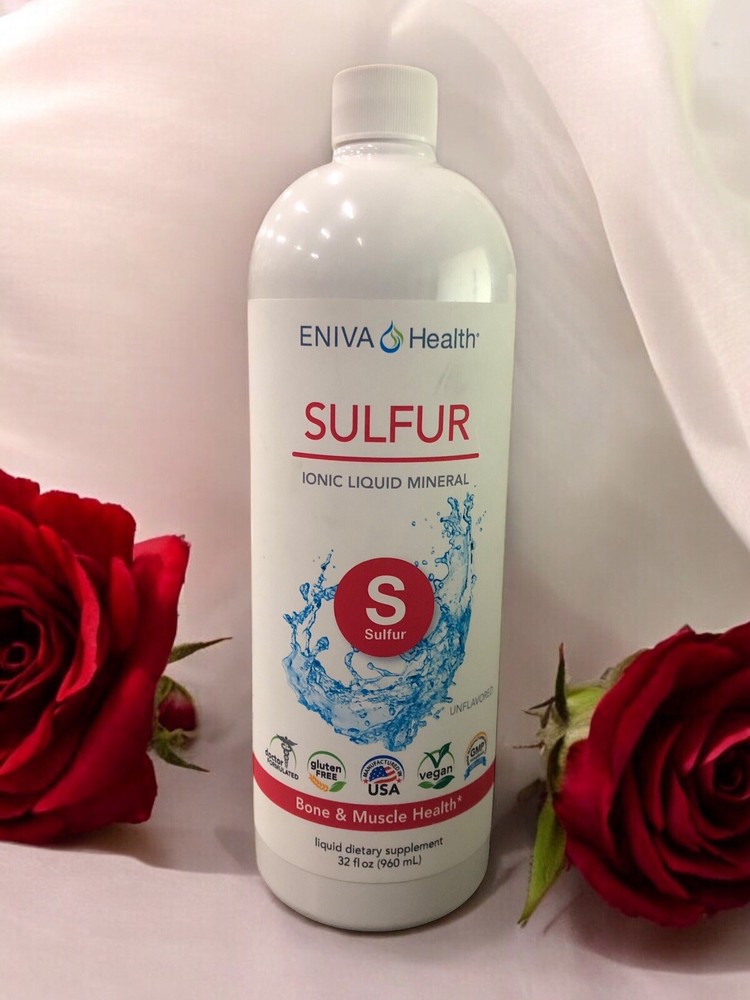Sulfur 32oz. – IONIC Liquid Mineral by Eniva Health made in USA