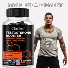 Men’s Booster, Male Enhancement, Energy, Stamina – 120 capsules