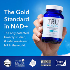 Tru Niagen 300mg NAD+ Supplement – Cellular Energy & Healthy Aging – 90ct