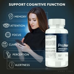 ProNerve 6 Nerve Health Supplement to Support Nerve Functions & Relief 60ct
