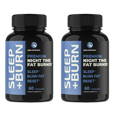 Weight Loss Formula，Night Suppressant, Fat Burner，Appetite Time Detox 60 Caps
