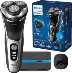 Philips Norelco Shaver 3900 Series, Wet and Dry Electric Shaver, P-Cap, Travel