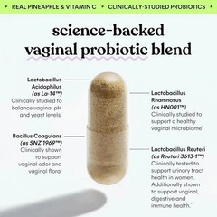 Lemme Purr Vaginal Probiotic Capsules Odor120Ct Women-Balanced pH,Healthy for