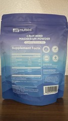 Nulsee Calm Mind Magnesium Powder Drink Mix Lemon 0g Sugar Vegan 20 Pack 90g