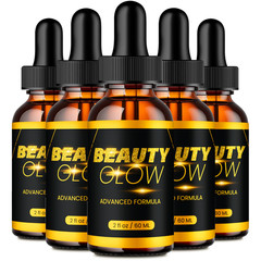(5 Pack) Beauty Glow Drops, BeautyGlow for Skin Hydration & Healthy Looking Skin