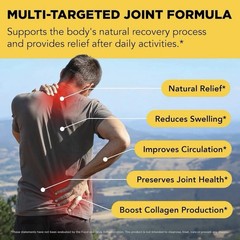 Juicy Joint Liquid Extract Mobility Relief Turmeric Joint Support Supplement USA