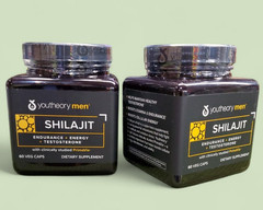 2 Pack (60 + 60 Veg Caps) Men Shilajit Youtheory Men EXP. 07/2028