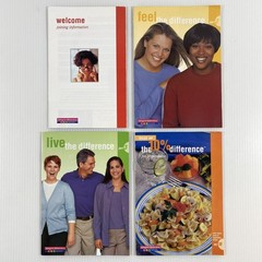 Weight Watchers Branded Case With Miscellaneous Program Booklets & Recipe Cards