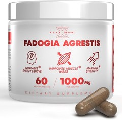 Testosterone for Booster Men w/Fadogia Agrestis 1000mg Per Serving (60 Capsules)
