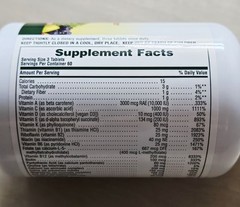 NaturesPlus Source of Life ULTRA Iron-Free Multivitamin 180 Tablets Exp 4/27