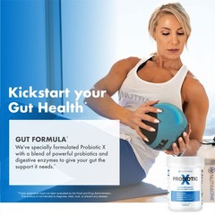 ProbioticX Probiotic Supplement for Women & Men Digestive Health & Immune Sup…
