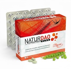 DAO Enzyme 1,000,000 HDU – Advanced Histamine Blocker – 60 Extended Release Tabl